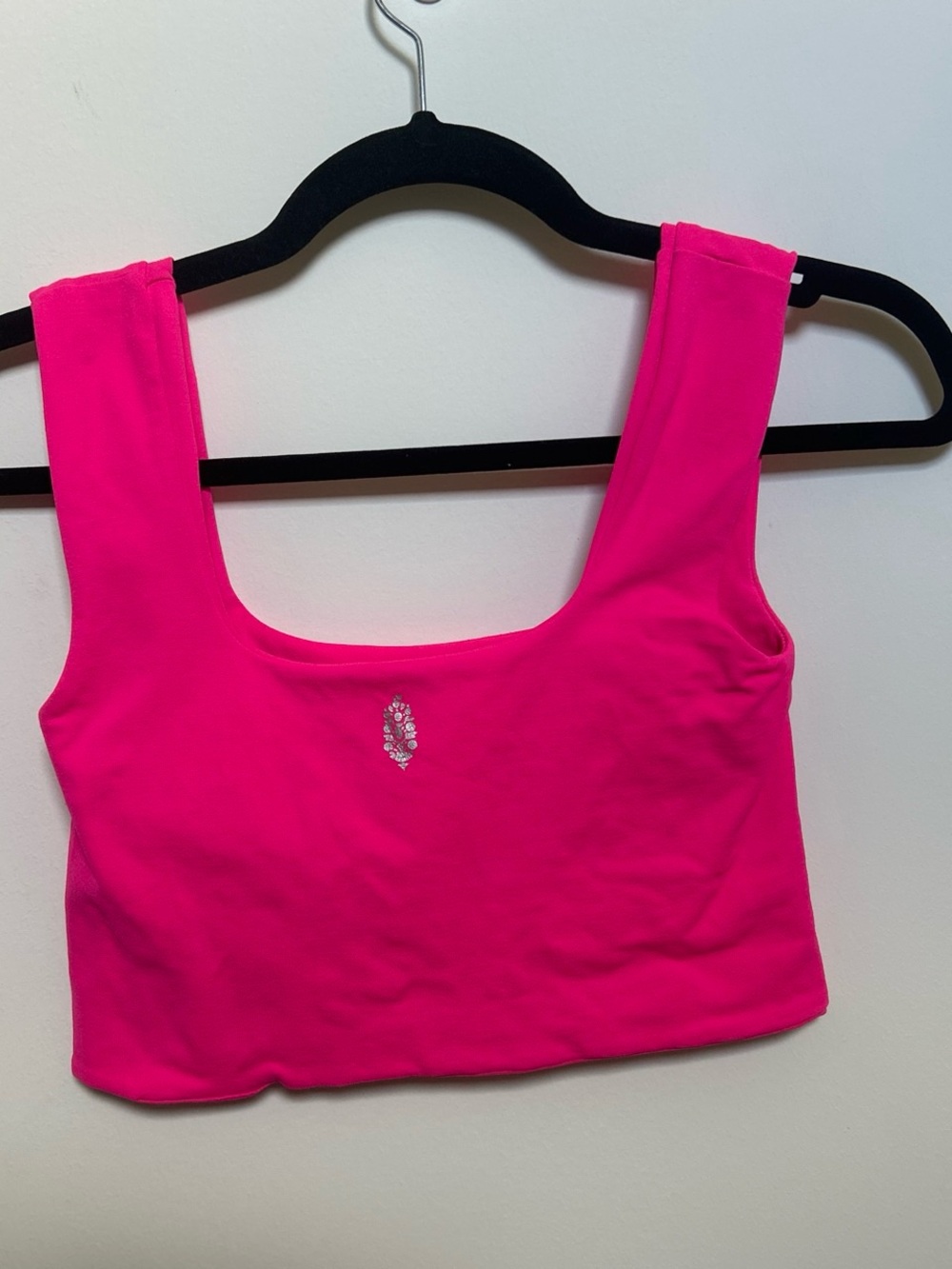 FP Movement by Free People Hot Pink Cropped Tank Top